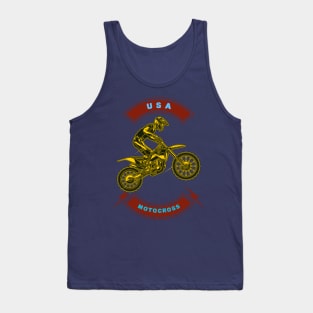 USA Motocross Tank Top